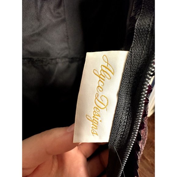 Vintage Alyce designs sequin 80s prom evening dress size 12 - Picture 9 of 9